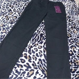 Gloria Vanderbilt Amanda Jeans Black Classic Fit Tapered Leg Size 6 Petite (6P)